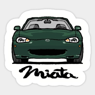 MX5 Miata NB1 Emerald Green Sticker